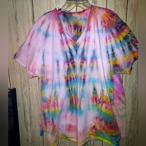 Tiedye adult 2xl prewashed and set .